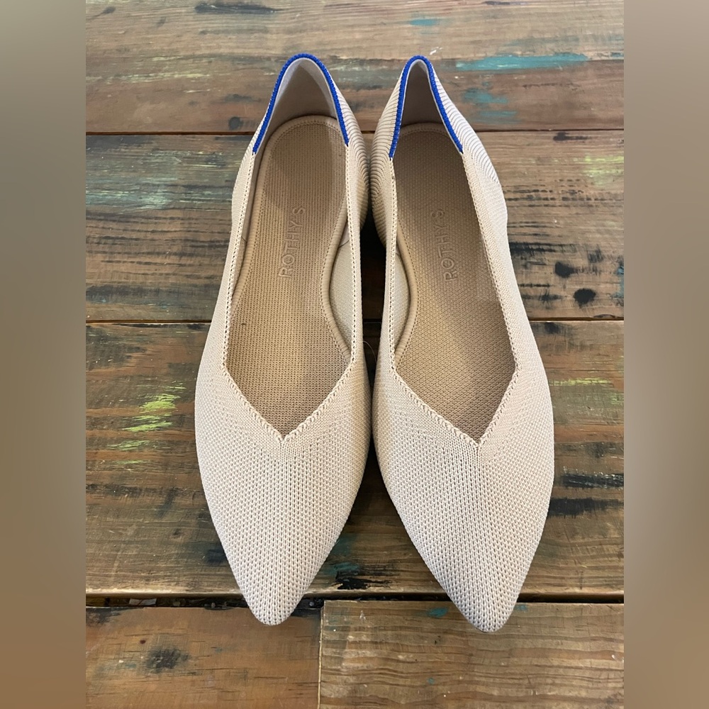 Rothy’s Ecru Points Size 9.5